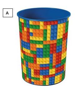 PAPELERA DEC 5L RJ NAVIDAD